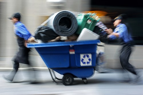 Recycling facilities processing construction materials in Southwark