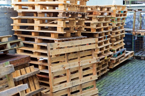 Recycling process of demolition materials in Southwark