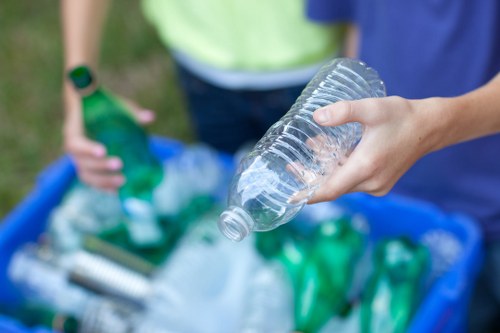 Eco-friendly waste management practices in a construction project